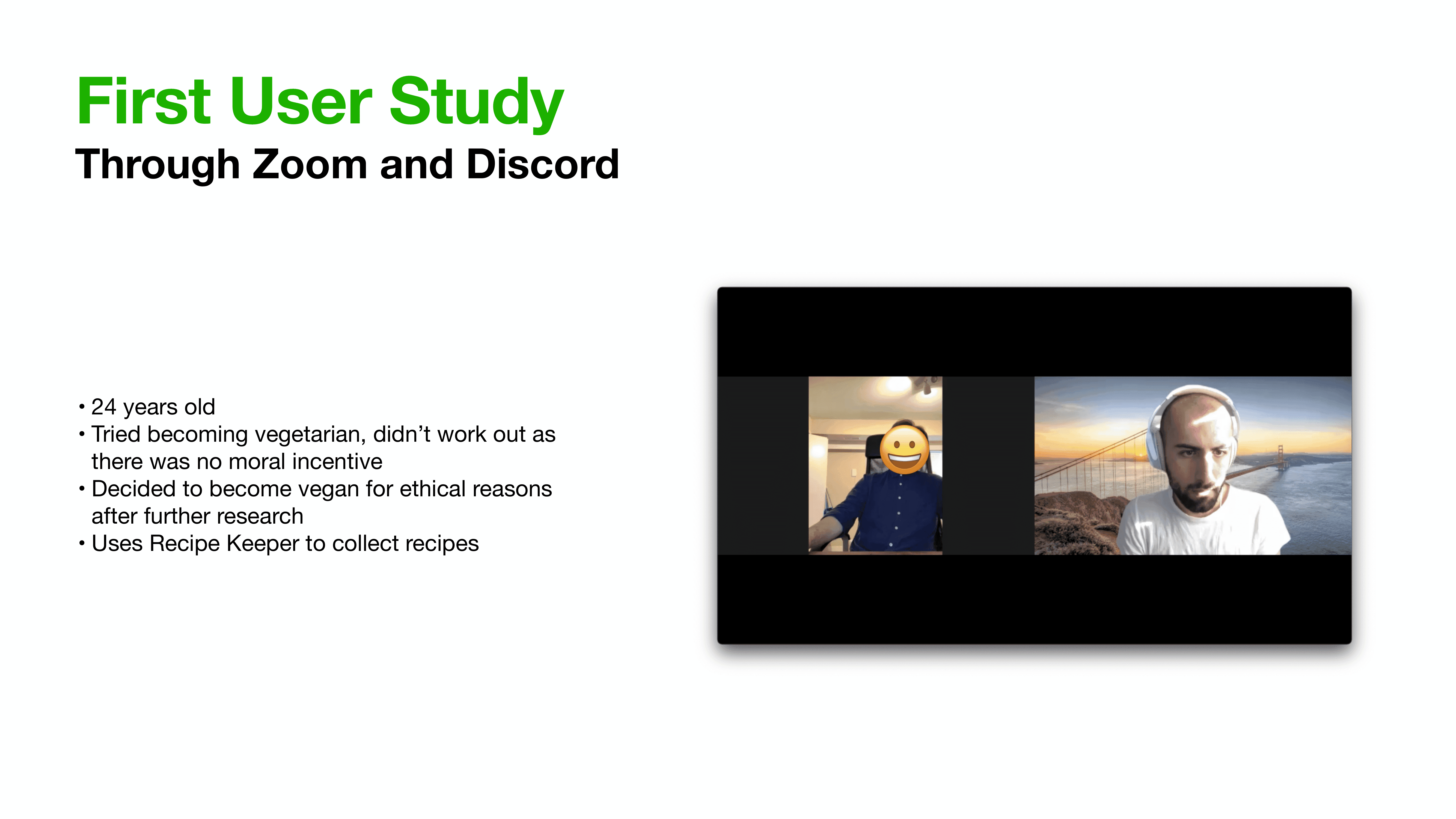 User study #1