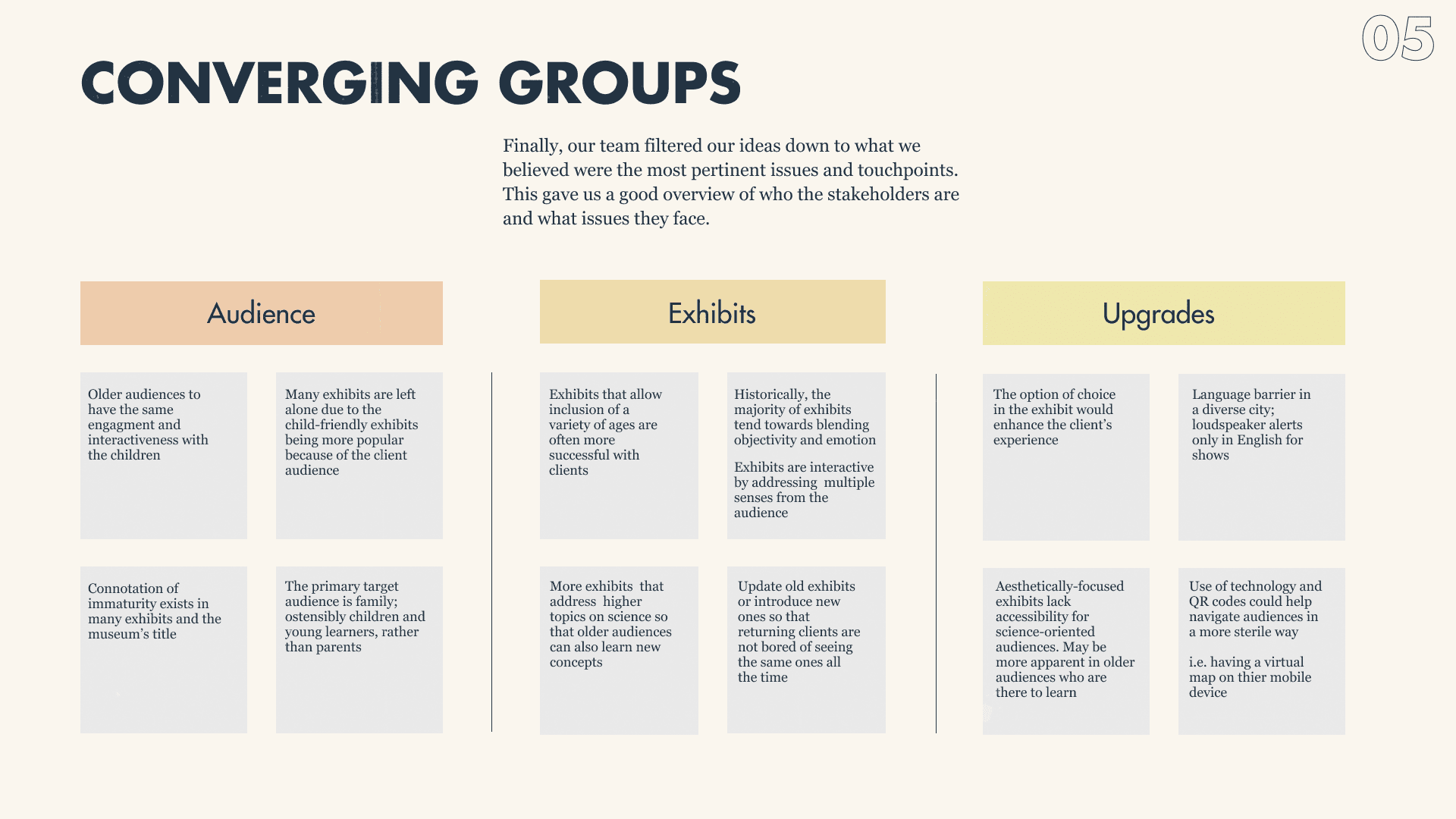 Converging groups